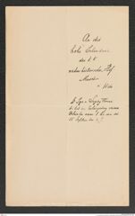 k.k. naturhistorisches Hofmuseum, Intendanzakten 1885-1896 (Hauer), Aktenzahl Z.547/1891, Seite 4